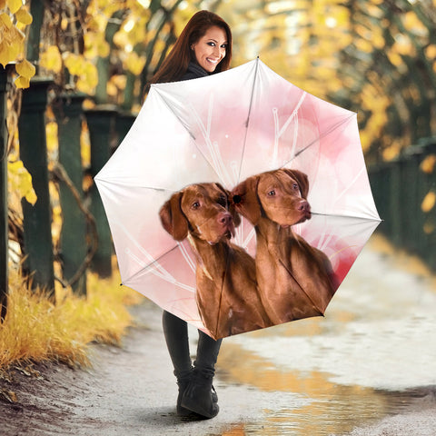 Cute Vizsla Print Umbrellas