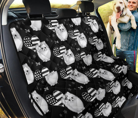 Pomeranian Dog Print Pet Seat covers