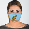 Cute Senegal Parrot Print Face Mask