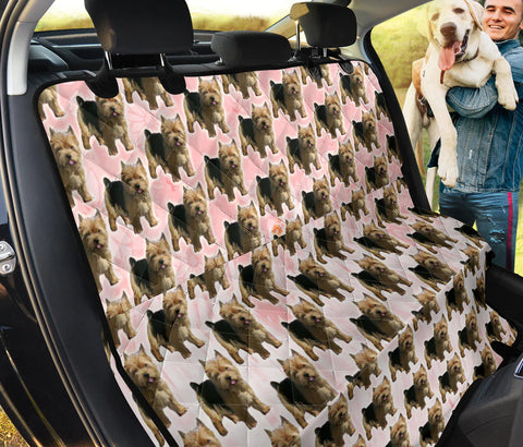 Norwich Terrier Pattern Print Pet Seat Covers