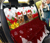 Yorkie Christmas Print Pet Seat Covers