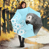 Cute African Grey Parrot Print Umbrellas