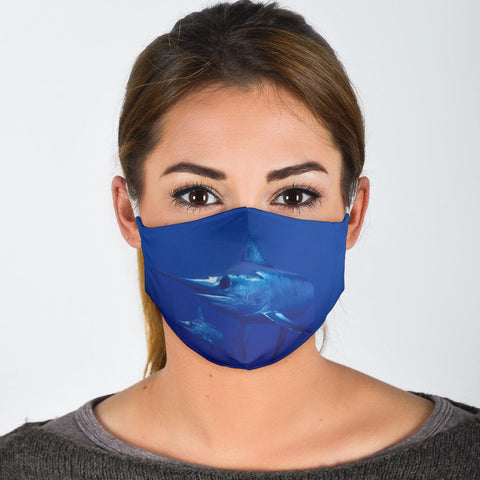 Swordfish Print Face Mask