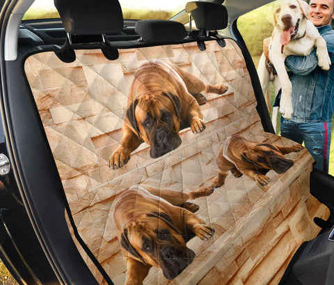 Lovely Bullmastiff Print Pet Seat Covers