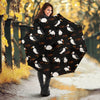 Puffins Bird Patterns Black Print Umbrellas