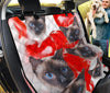 Lovely Siamese Cat Print Pet Seat Covers