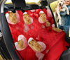 Shar Pei On Red Print Pet Seat Covers