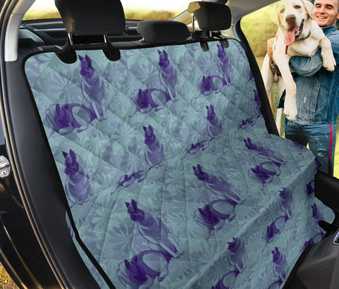 Norwegian Elkhound Patterns Print Pet Seat Covers