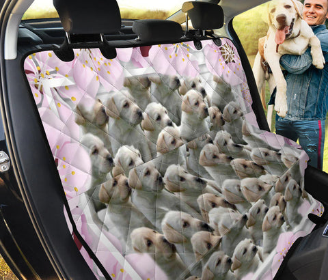 Labrador Puppies Print Pet Seat Covers