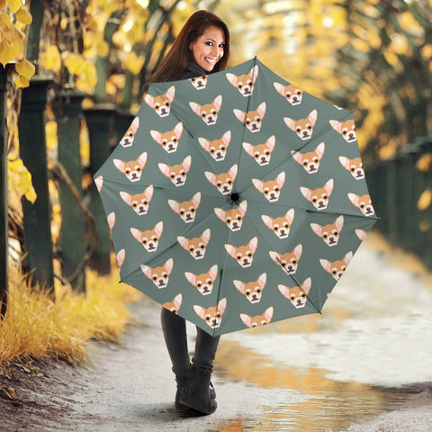 Chihuahua Dog Pattern Print Umbrellas