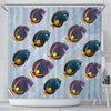 Acanthurus Achilles Fish Print Shower Curtains