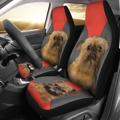 Brussels griffon Print Car Seat Covers