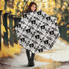 Border Collie Patterns Print Umbrellas