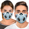 Cute Swordfish Print Premium Face Mask