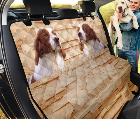 Irish Red and White Setter Print Pet Seat Covers