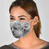 Cute Norfolk Terrier Print Face Mask