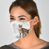 Cute Savannah Cat Print Face Mask