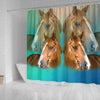 Amazing Quarter Horse Print Shower Curtains