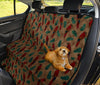 Scarlet Macaw Patterns Print Pet Seat Covers