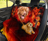 Nova Scotia Duck Tolling Retriever On Fire Print Pet Seat Covers