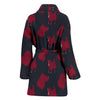 Nova Scotia Duck Tolling Retriever Patterns Print Women's Bath Robe