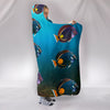 Acanthurus Achilles Fish Print Hooded Blanket