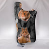 Cute Djungarian Hamster Print Hooded Blanket