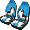 Japanese Chin Dog Print Car Seat Covers