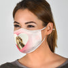 Cute Afghan Hound Print Face Mask