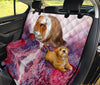 Peruvian Guinea Pig On Pink Print Pet Seat Covers