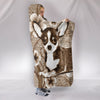 Cute Chihuahua Print Hooded Blanket