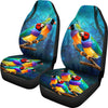 Gouldian Finch Bird Print Car Seat Covers