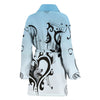 Siberian Husky Print Women's Bath Robe