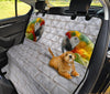 Red And Green Macaw Print Pet Seat Covers