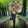 Rough Collie Print Umbrellas