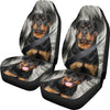 Rottweiler Print Car Seat Covers