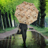 Golden Retriever Puppies Print Umbrellas