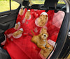 Shar Pei On Red Print Pet Seat Covers