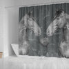 Thoroughbred Horse Print Shower Curtain