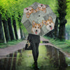 Cute Pembroke Welsh Corgi Print Umbrellas