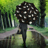 Puffins Bird Patterns Black Print Umbrellas