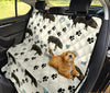 Large Black Pig Print Pet Seat Covers