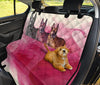 Lovely Belgian Malinois On Pink Print Pet Seat Covers