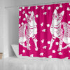 Savannah cat Print Shower Curtain