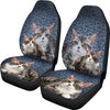 American Wirehair Cat Print Car Seat Covers