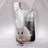 Cute Chinese Hamster Print Hooded Blanket