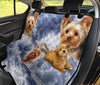 Lovely Yorkshire Terrier Print Pet Seat Covers