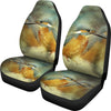 Kingfisher Bird Art Print Car Seat Covers