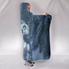 Snow Owl Bird Print Hooded Blanket