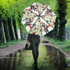 Boston Terrier With Guitar Print Umbrellas